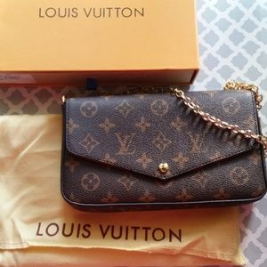 Brown Monogram Felicie Crossbody Bag